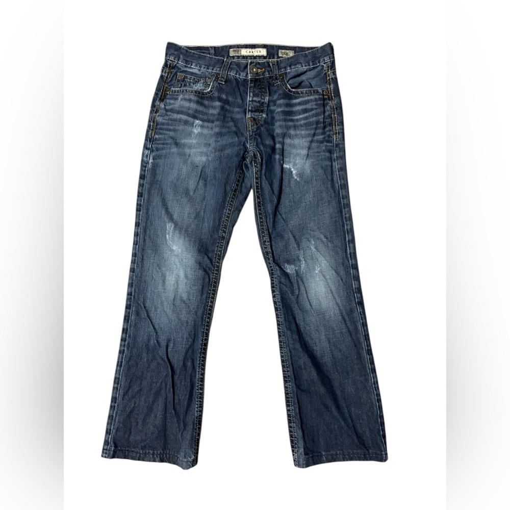 BKE Relaxed Fit Dark Blue Jeans
